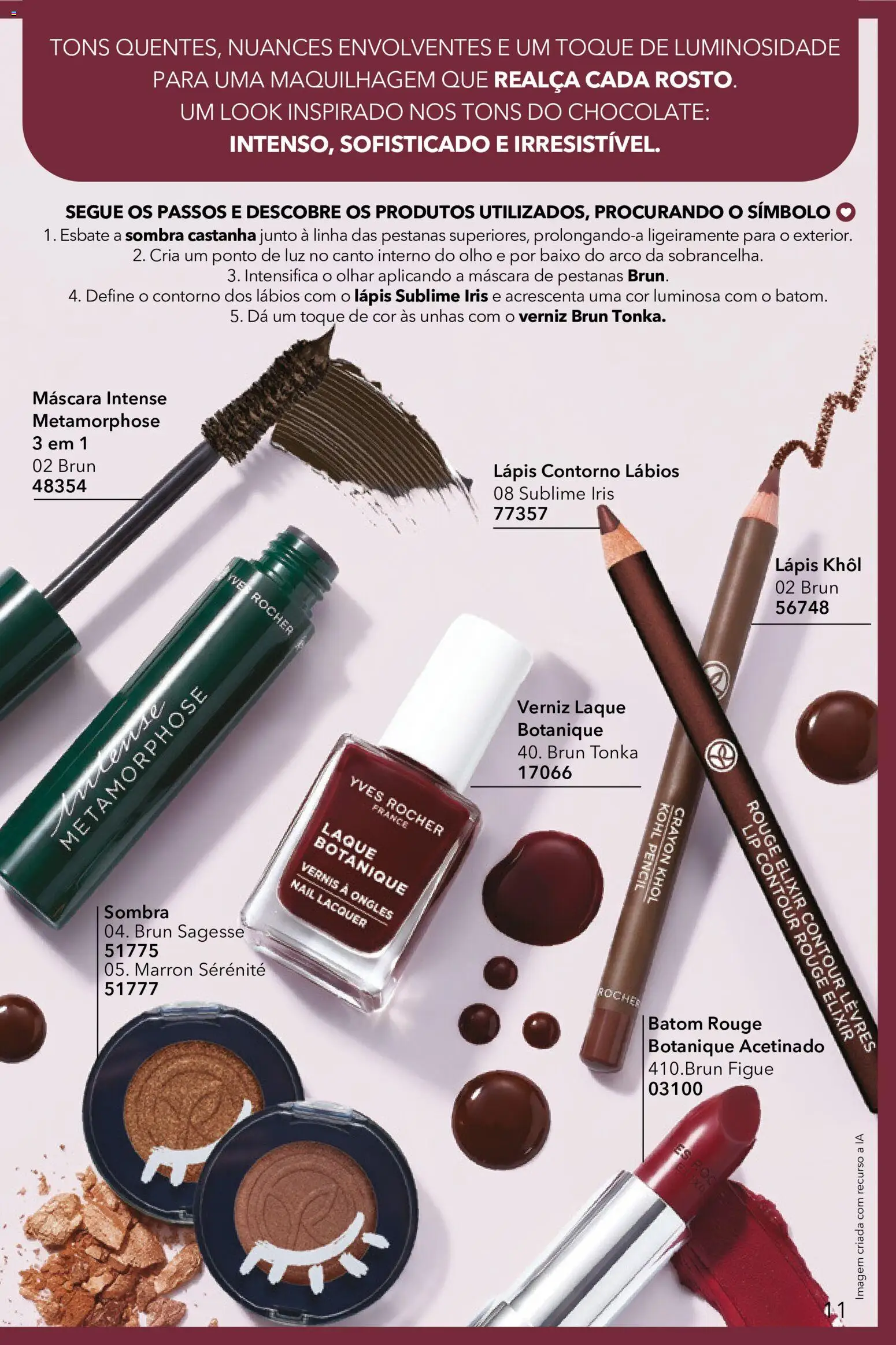 Yves Rocher Catalogo 13 │ válido de 21/10/2026 | Página: 11 | Produtos: Máscara de pestanas, Maquilhagem, Chocolate, Verniz