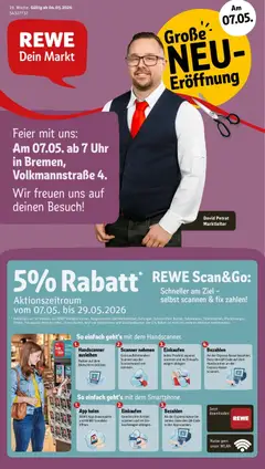 Rewe Prospekt Bremen	 ab 04.05.2026 gültig