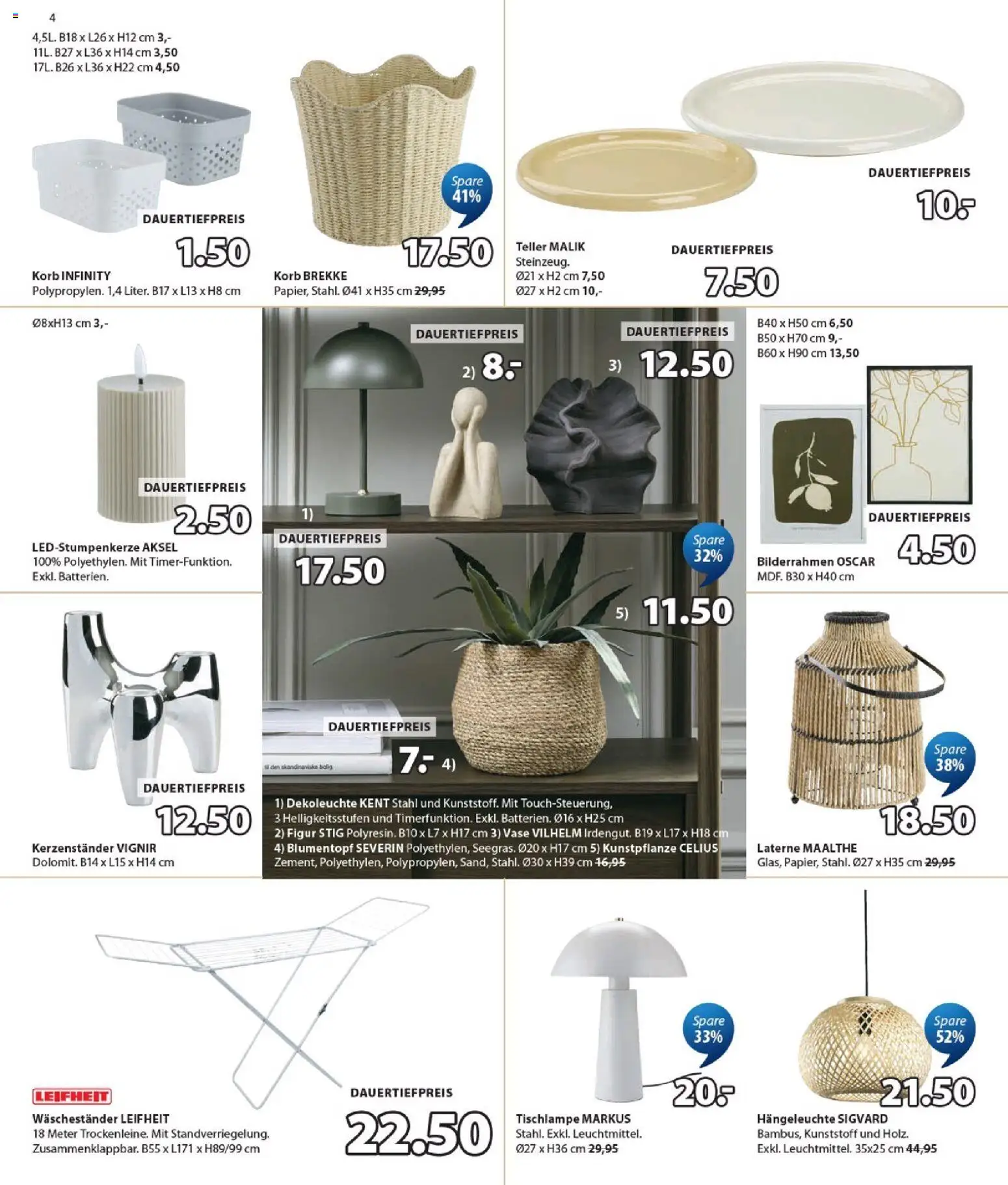 JYSK aktionen – gültig ab 21.07.2026 | Seite: 4 | Produkte: Korb, Blumentopf, Vase