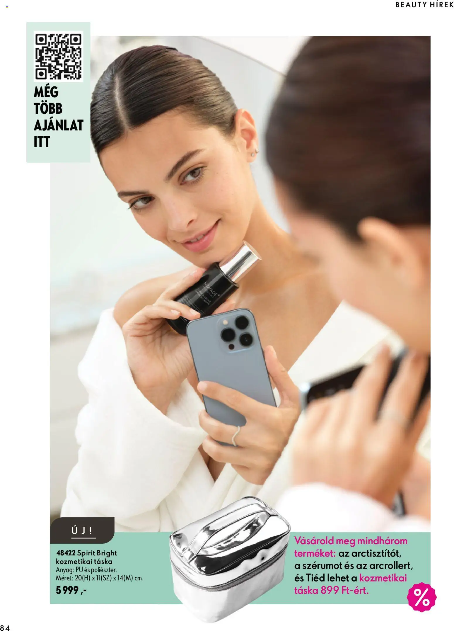 Oriflame akciós ujság - amely érvényes a következő dátumtól: 2026.11.11. | Oldal: 84 | Termékek: Táska, Kozmetikai táska, PS