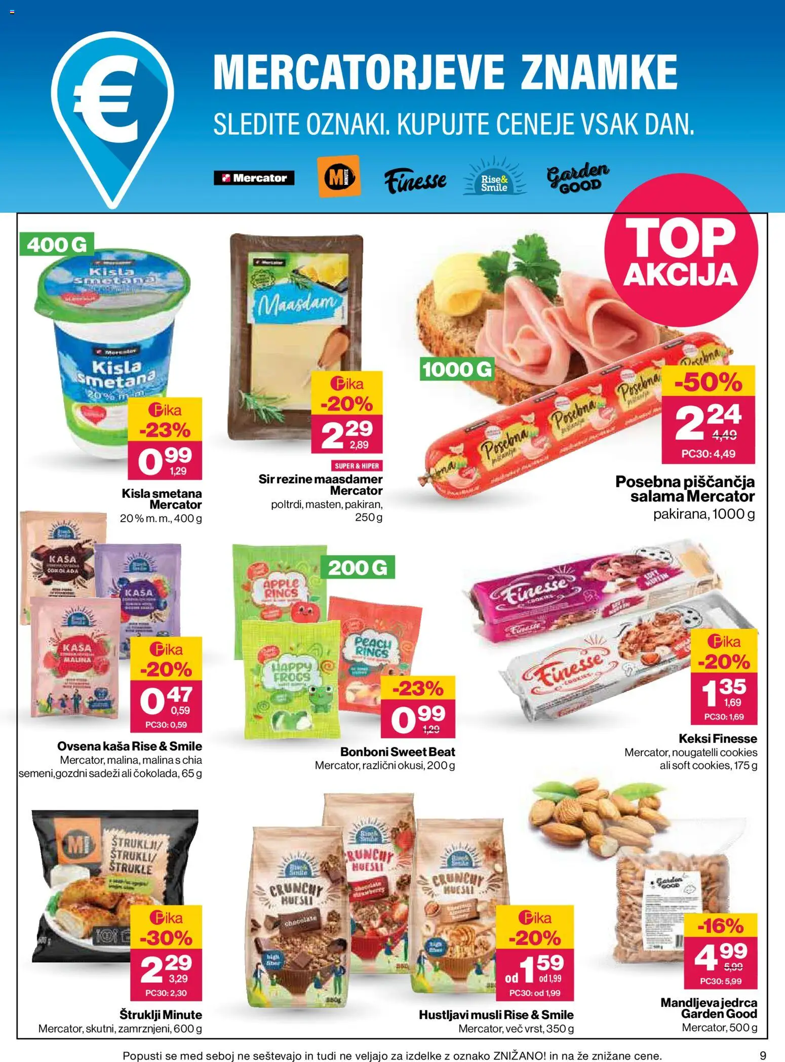 Novi Mercator katalog ponudbe – veljaven od 09.07.2026 | Stran: 9