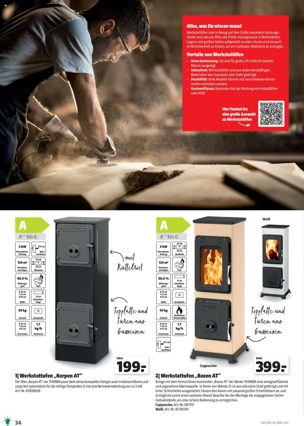 Hagebau Kaminöfen – gültig ab 07.07.2025 | Seite: 34 | Produkte: Ofen, Gewicht, Kamin, Kochplatte