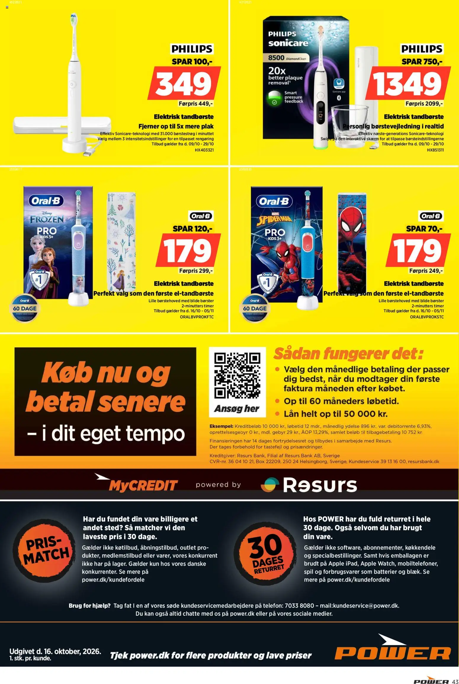 Power tilbudsavis – gyldig fra 16/10/2026 | Side: 43