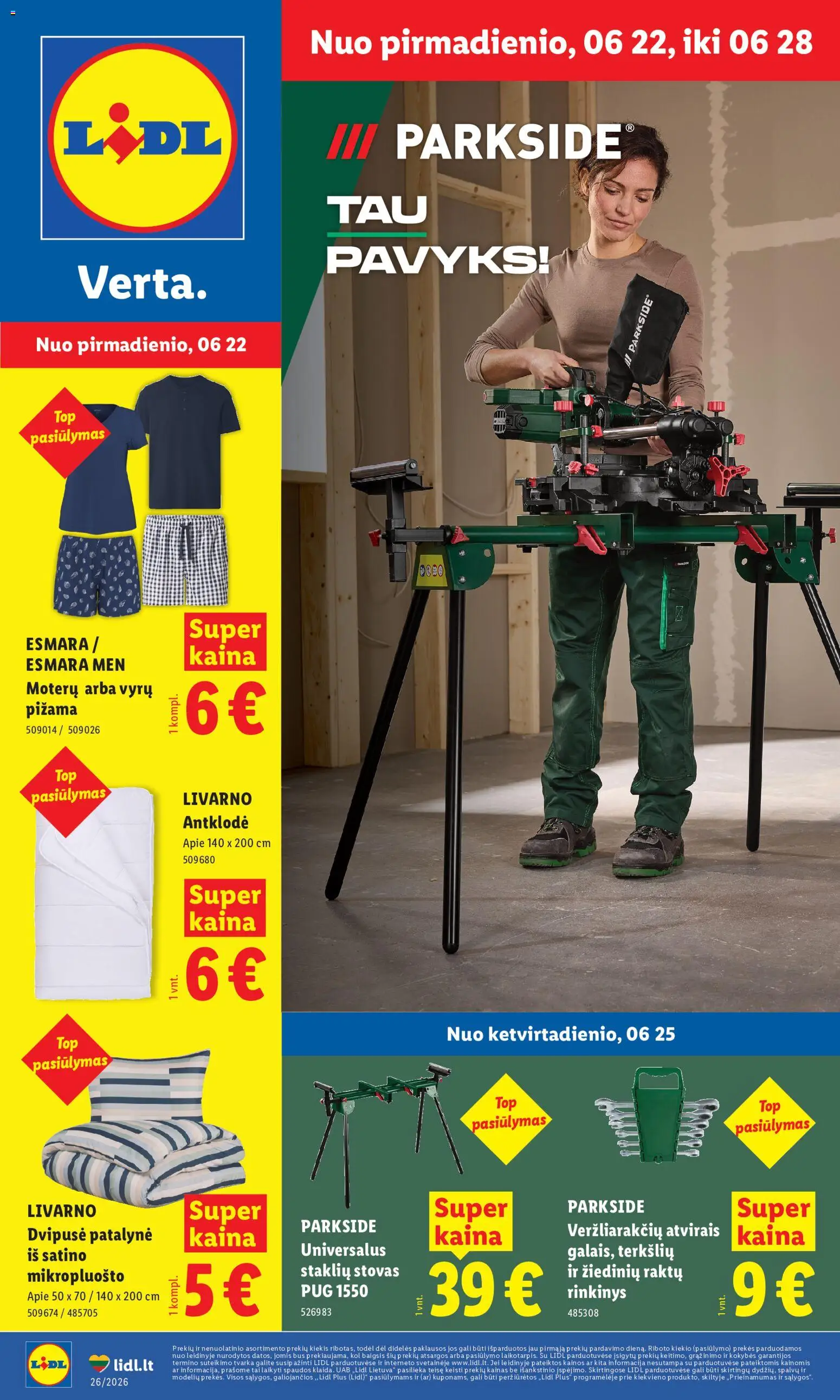 LIDL akcijos nuo 2026.06.22 | Puslapis: 1