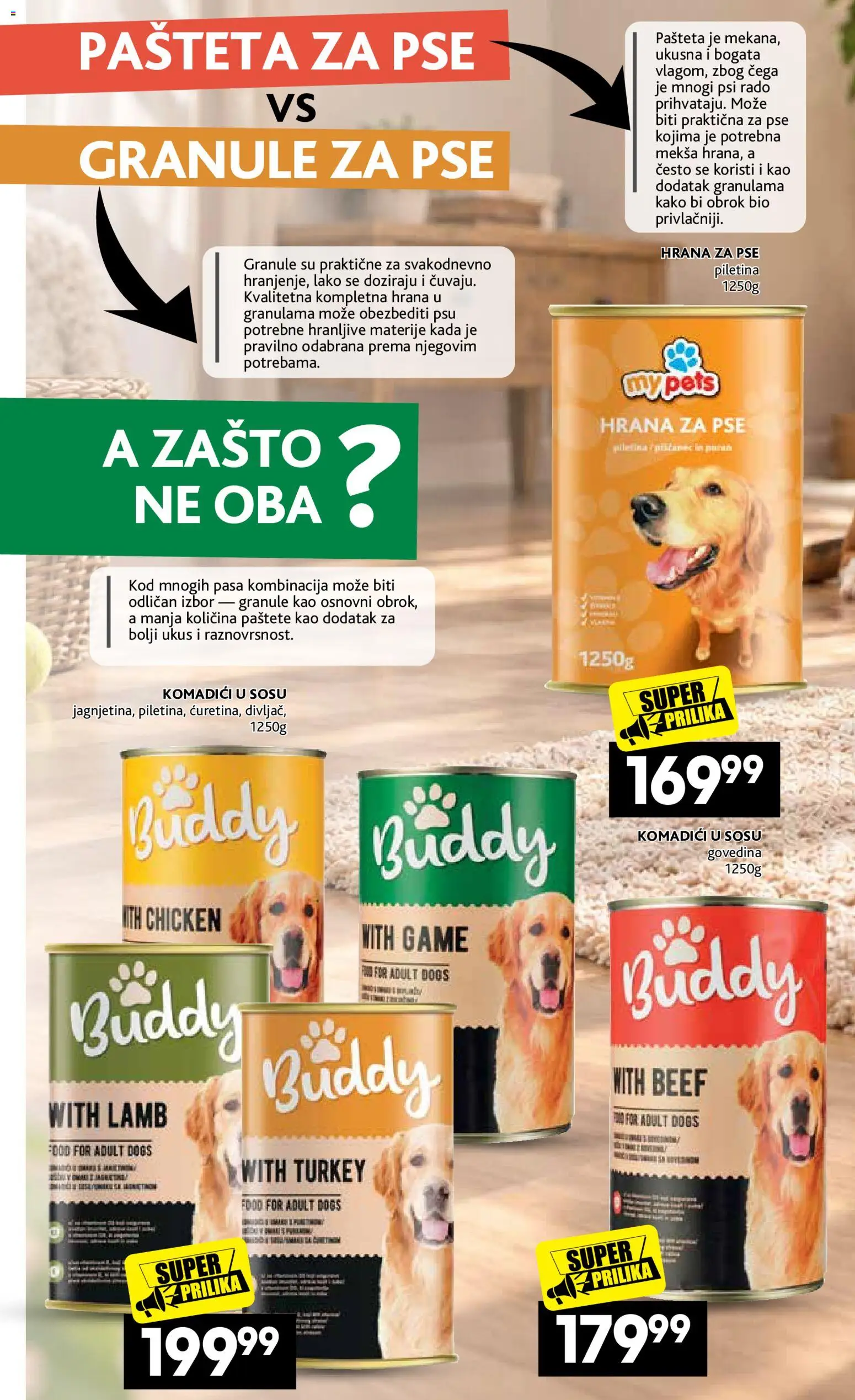 Idea katalog - važi od 28.09.2026 | Strana: 4 | Proizvode: Granule za pse, Granule, Piletina, Pašteta