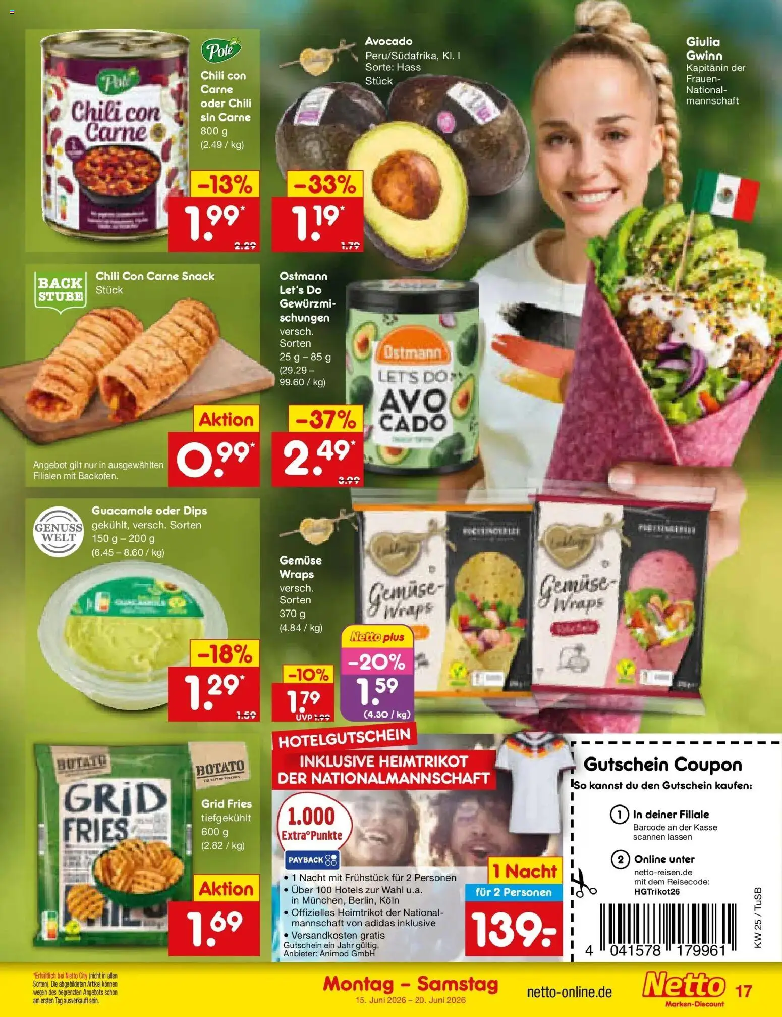 Netto Marken-Discount Prospekt Lahr-Langenwinkel – gültig ab 14.06.2026 | Seite: 21 | Produkte: Avocado, Gemüse, Chili