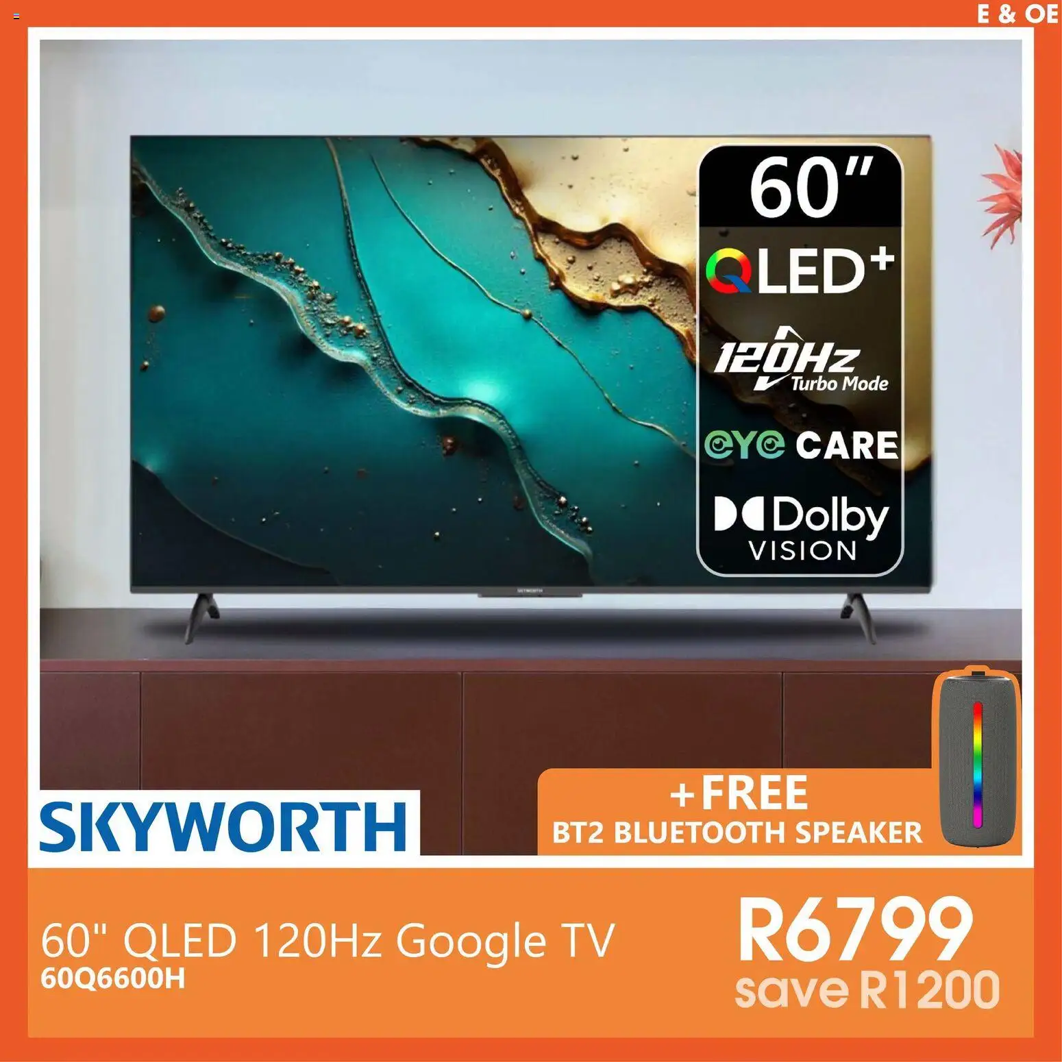 New Tafelberg Furnishers catalogue – valid from 19/08/2026 | Page: 9 | Products: Speaker, TV