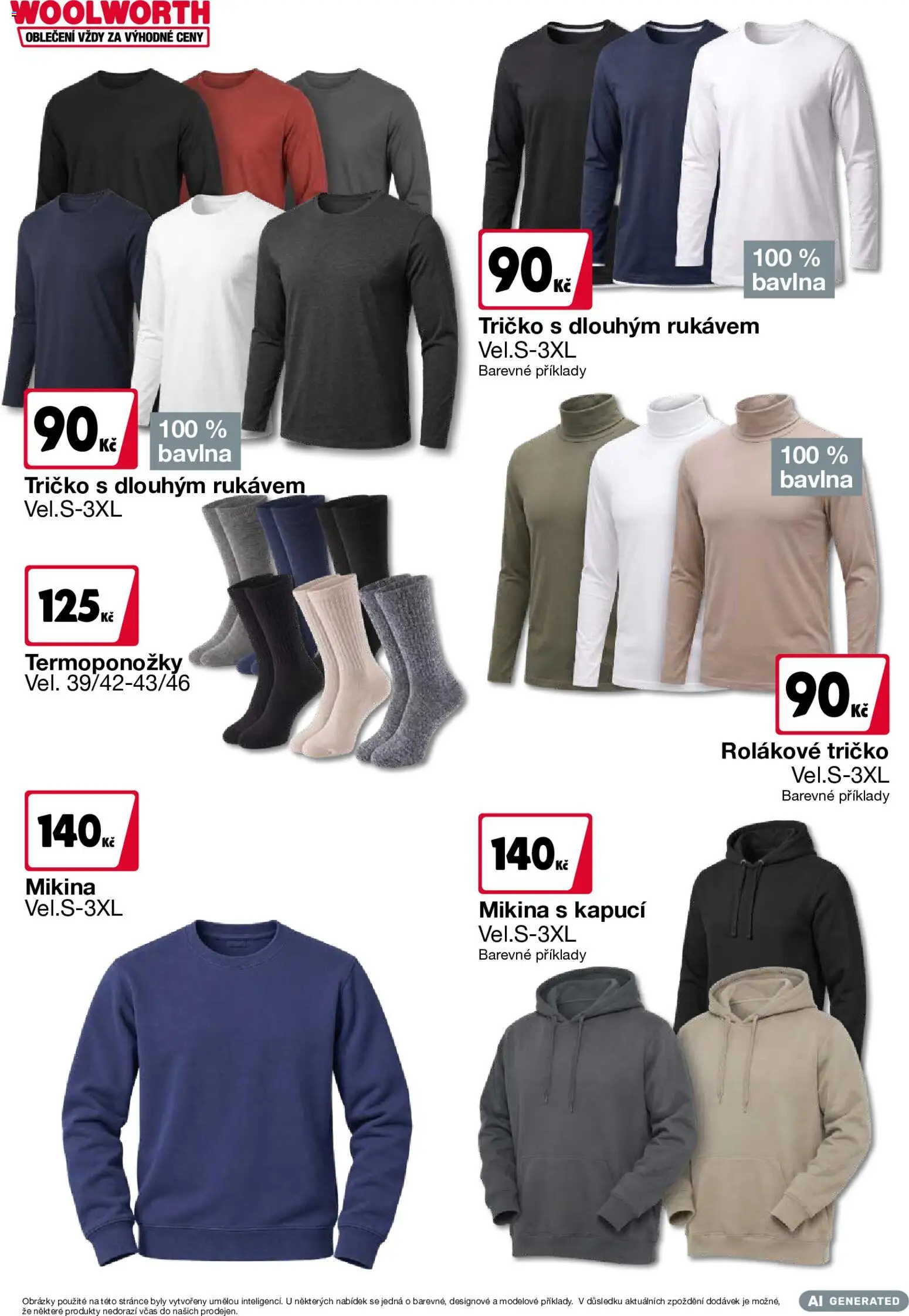 Nové Woolworth akcie – leták je platný od 02.10.2026 | Strana: 11 | Produkty: Tričko, Mikina