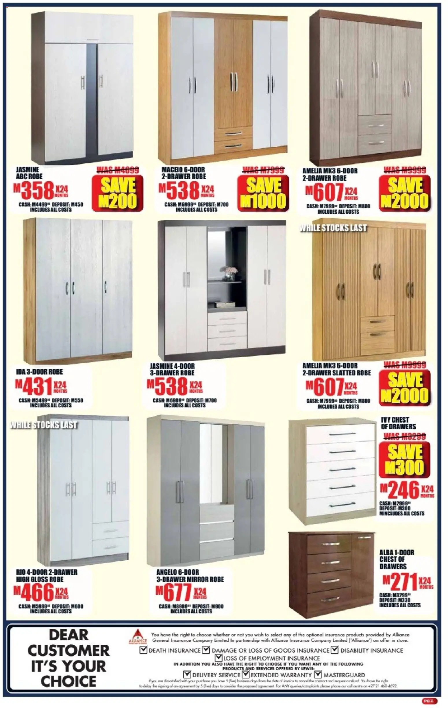 New Lewis Stores catalogue – valid from 06/07/2026 | Page: 7 | Products: Gloss, Phone, Chest of drawers, Mirror
