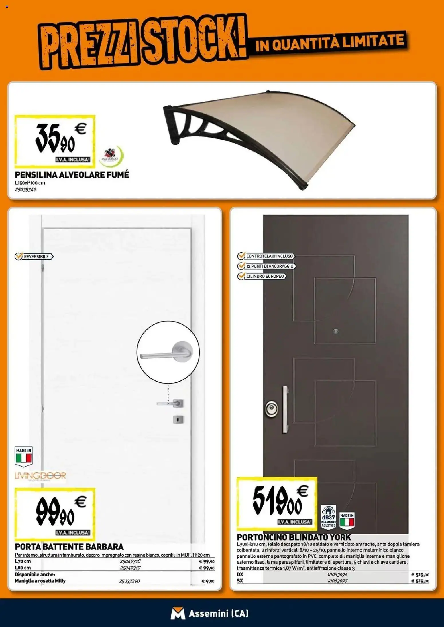 Nuovo TECNOMAT - Straordinari prezzi stock! dal 24/09/2026 > offerte anteprima 🛍️ | Pagina: 11 | Prodotti: Porta