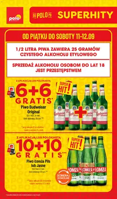 Pogląd oferty "POLOmarket gazetka - Super Hity" - ważna od 11.09.2026