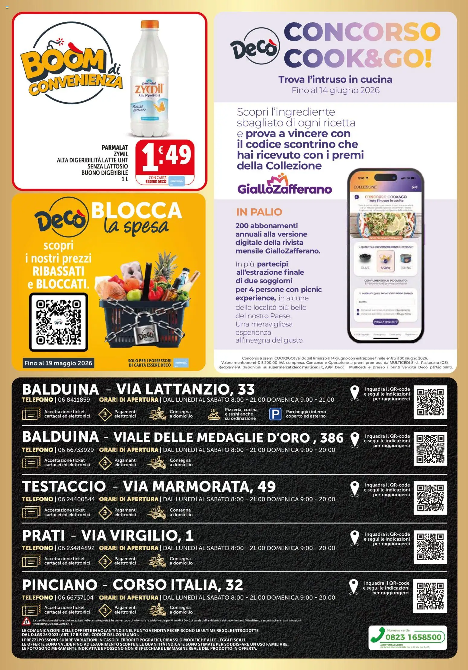 Volantino Decò del 11.05.2026 | Pagina: 6 | Prodotti: Uova, Cous cous, Tonno, Sushi