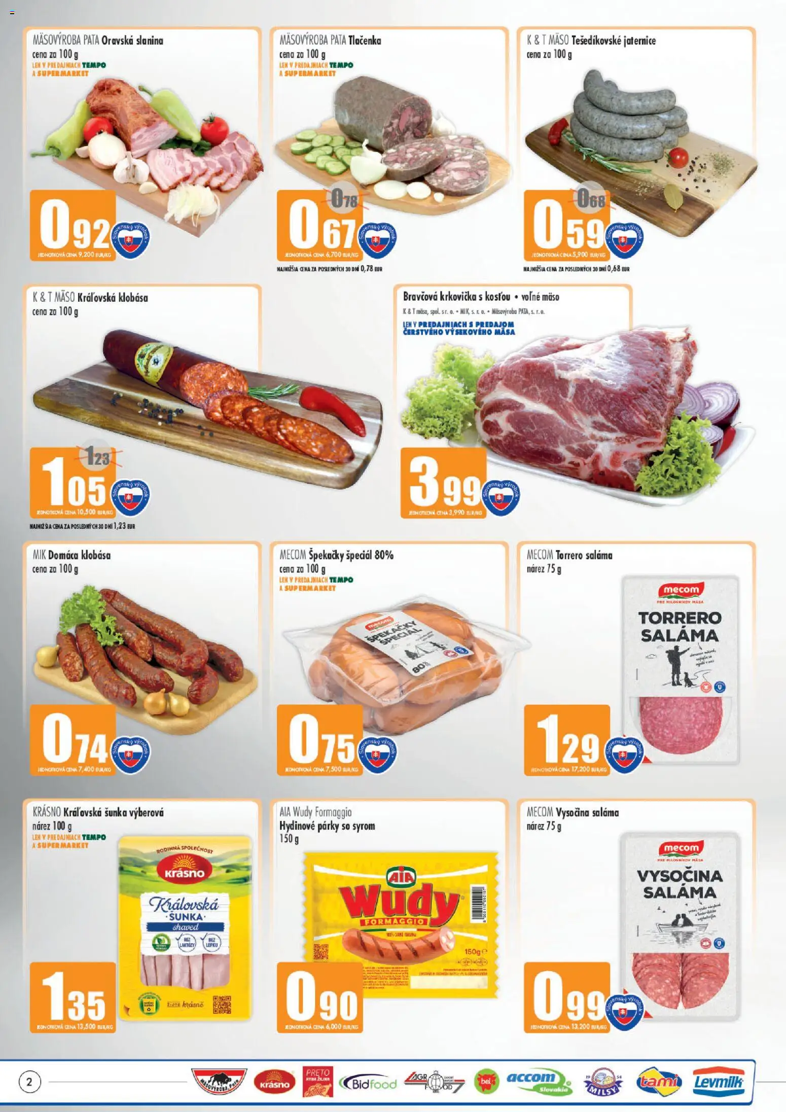 Nové COOP Jednota akcie – leták je platný od 01.10.2026 | Strana: 2