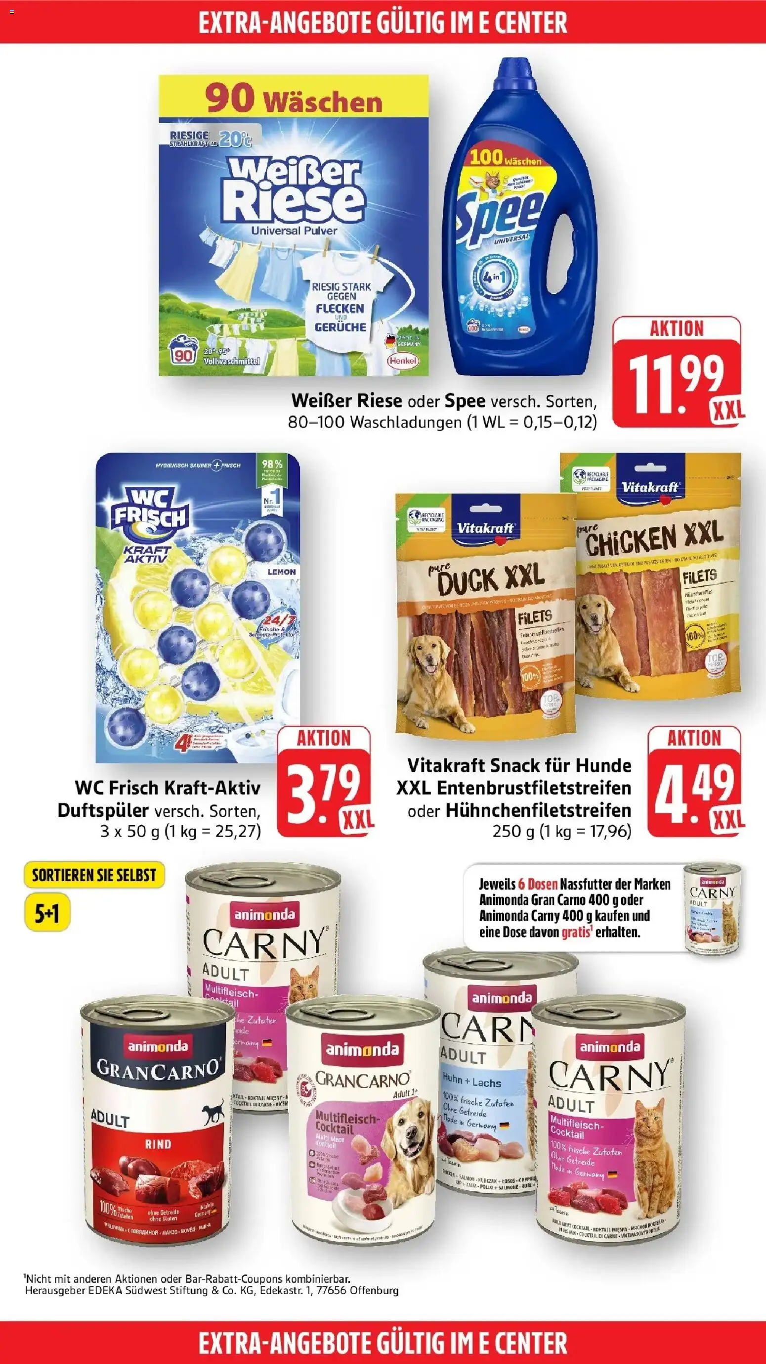 Edeka Prospekt Möglingen (ab 10.08.2026) » Angebote Online | Seite: 52 | Produkte: Lachs, Spee, Wc frisch, Getreide