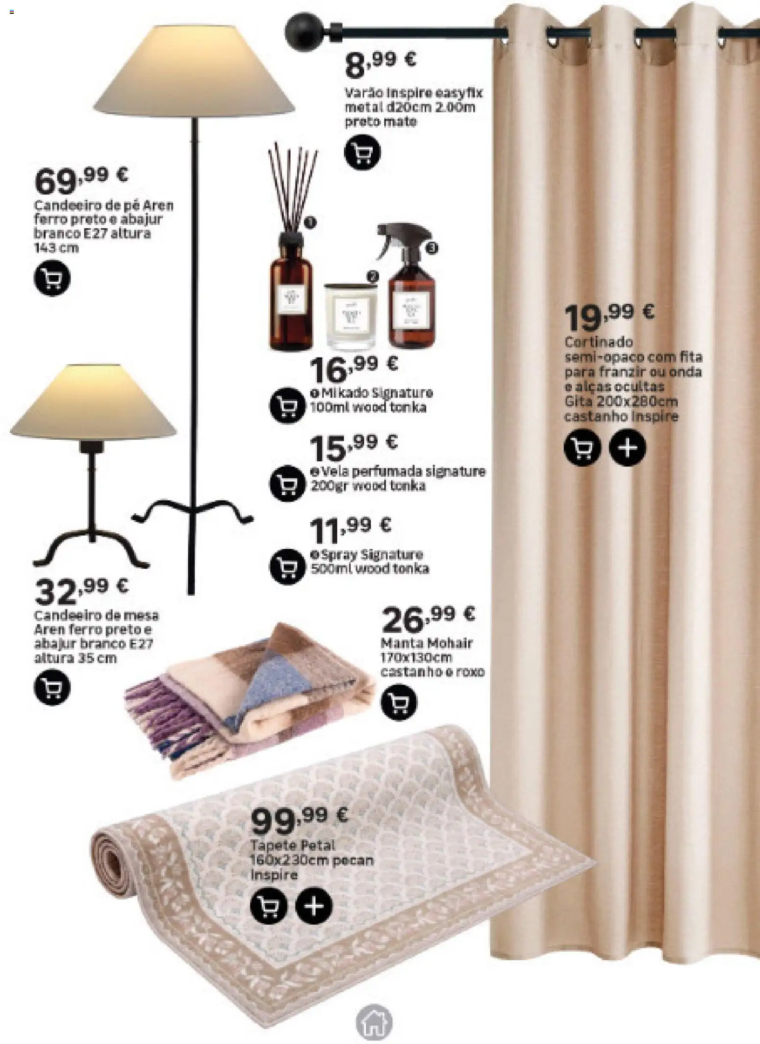 Leroy Merlin - Catálogo de Decoração Portugal Continental │ válido de 17/09/2026 | Página: 11 | Produtos: Candeeiro, Candeeiro de mesa, Ferro, Manta