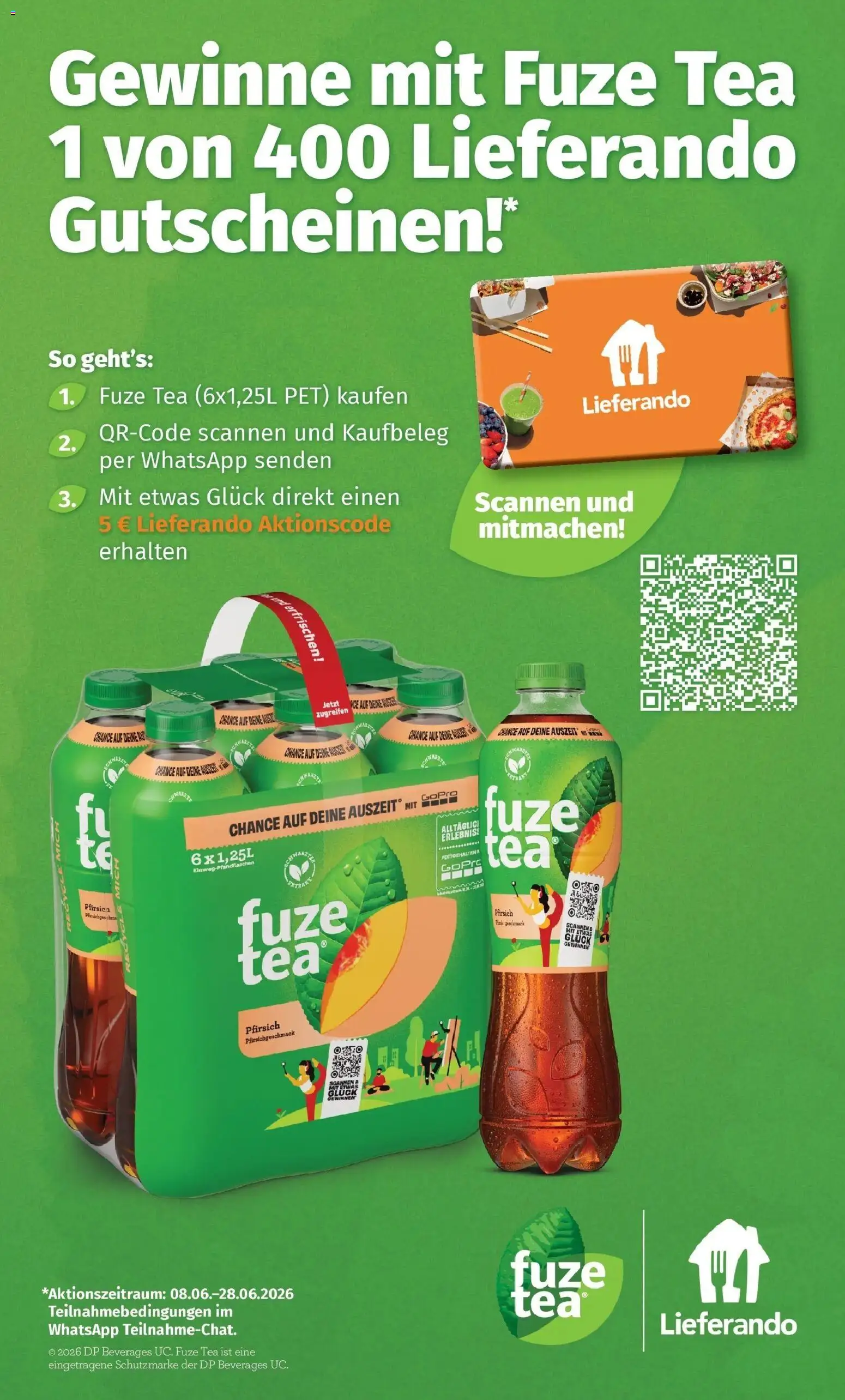 Combi Prospekt Steinhagen – gültig ab 22.06.2026 | Seite: 23 | Produkte: Fuze tea, Pfirsich