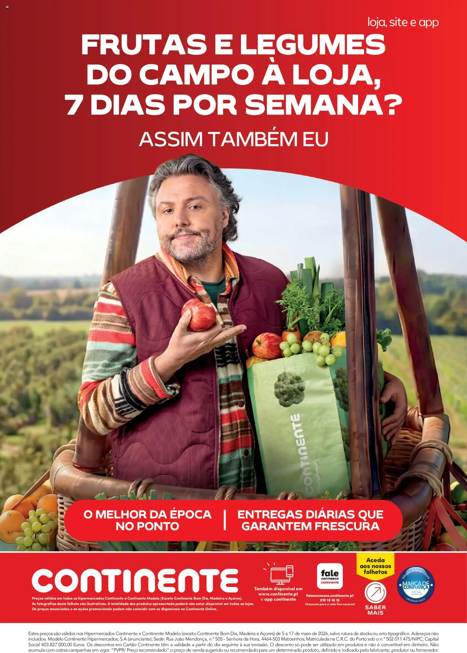 Continente - Frescura de Portugal Direto da origem │ válido de 05.05.2026 | Página: 58