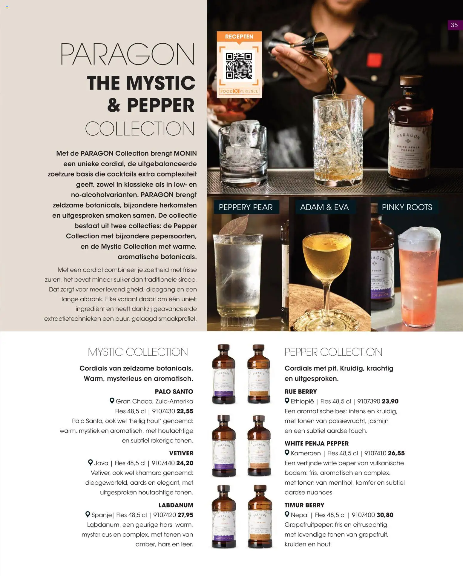 {H1} | Pagina: 35 | Producten: Suiker, Kruiden, Cocktails, Peper