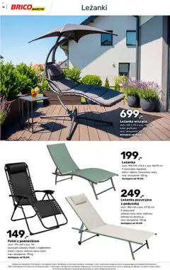Pogląd oferty "Brico Marché gazetka - Wiosna" - ważna od 04.03.2026 | Strona: 19 | Produkty: Poduszka, Fotel
