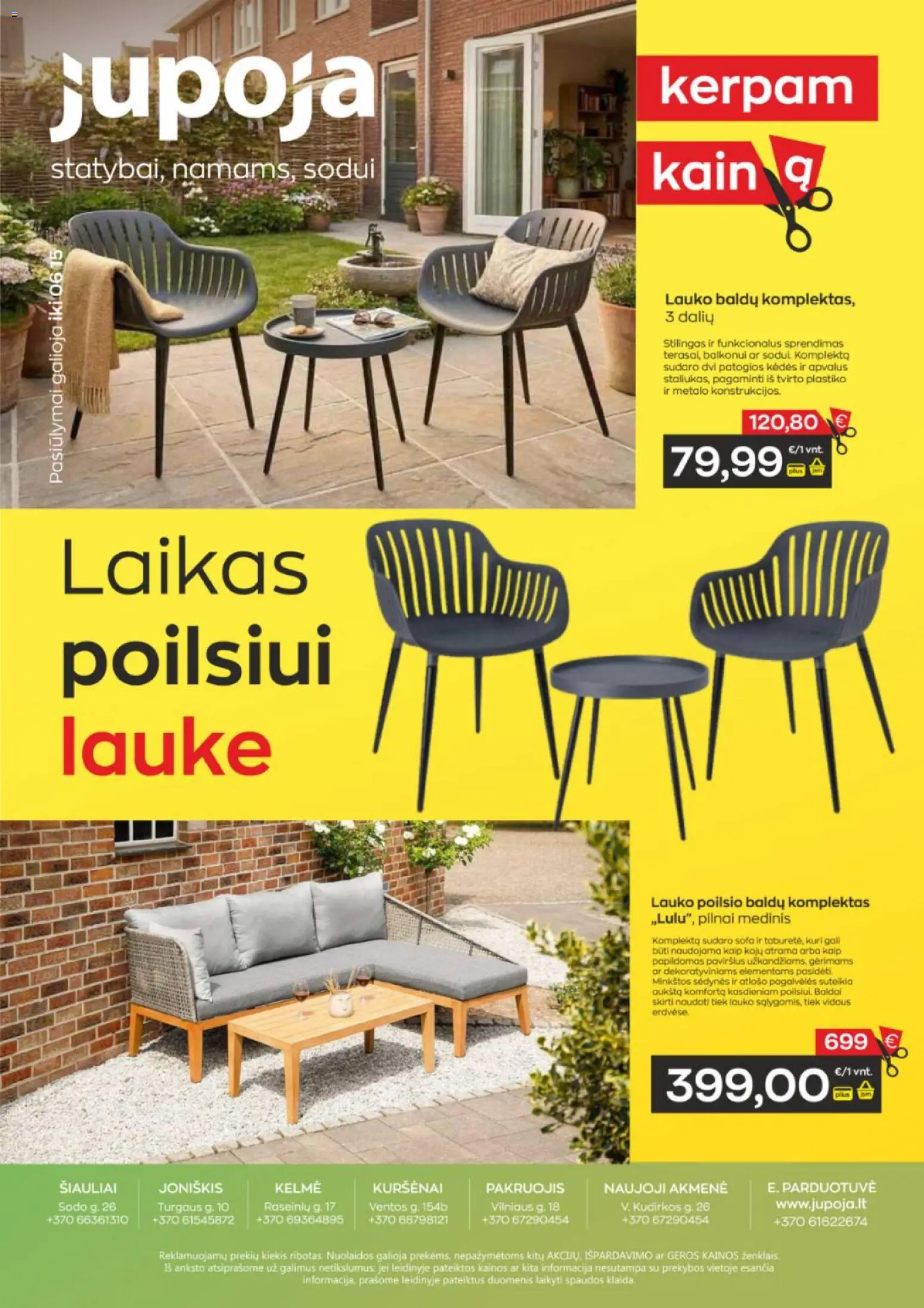 Jupoja akcijos nuo 01.06.2026 | Puslapis: 1 | Prekių: Sofa