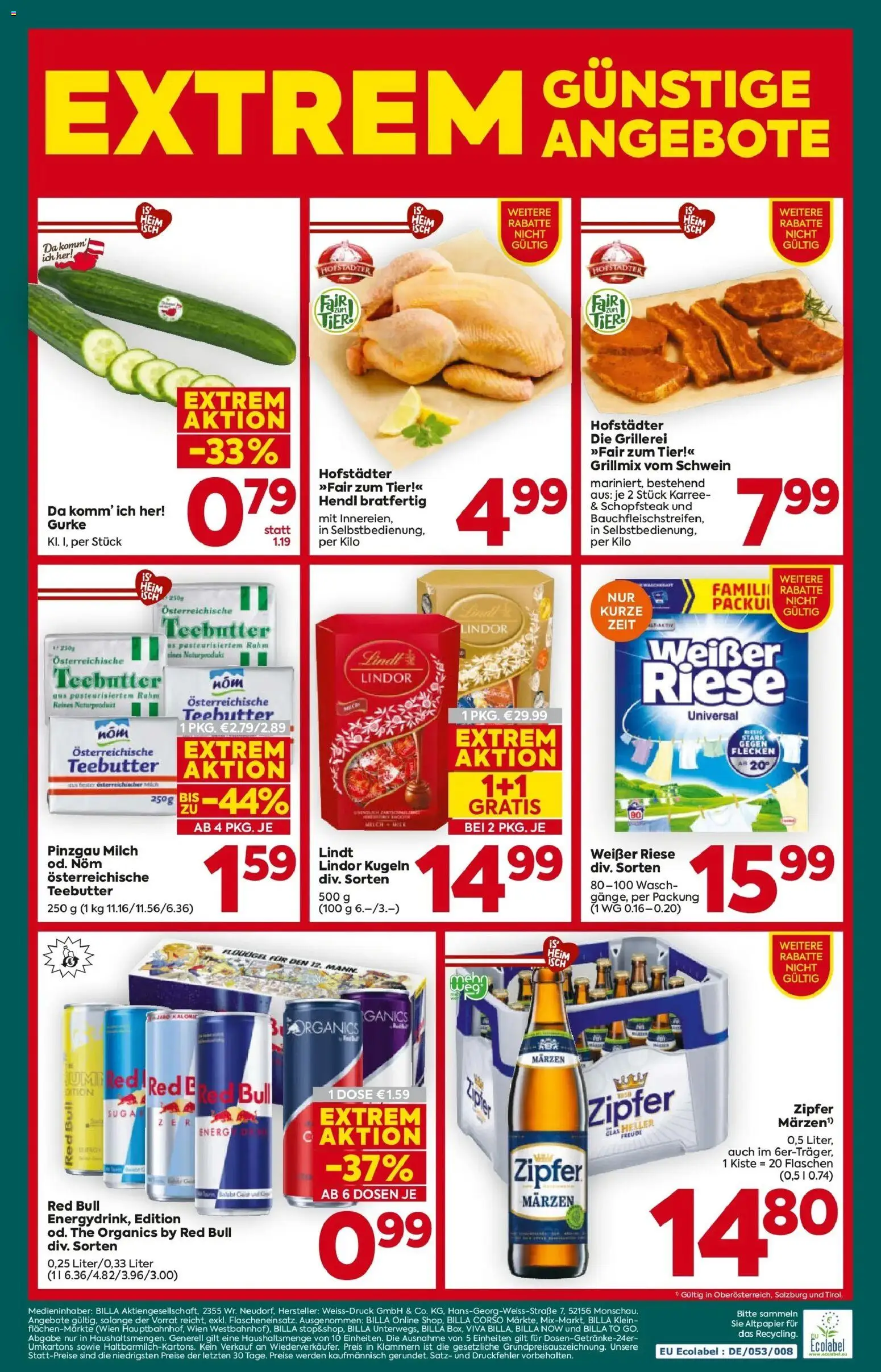 Billa Plus Flugblatt - Oberösterreich gültig ab 28.05.2026 | Seite: 20 | Produkte: Milch