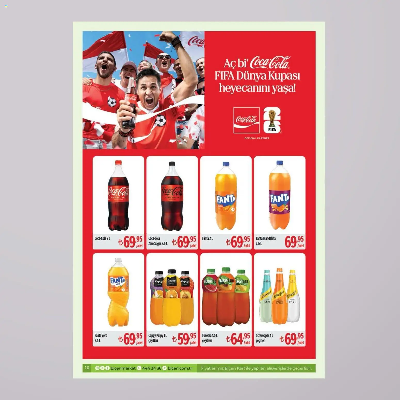 Biçen Market Katalog - 15.05.2026 tarihinden itibaren geçerlidir | Sayfa: 9 | Ürünler: Mandalina, Fanta