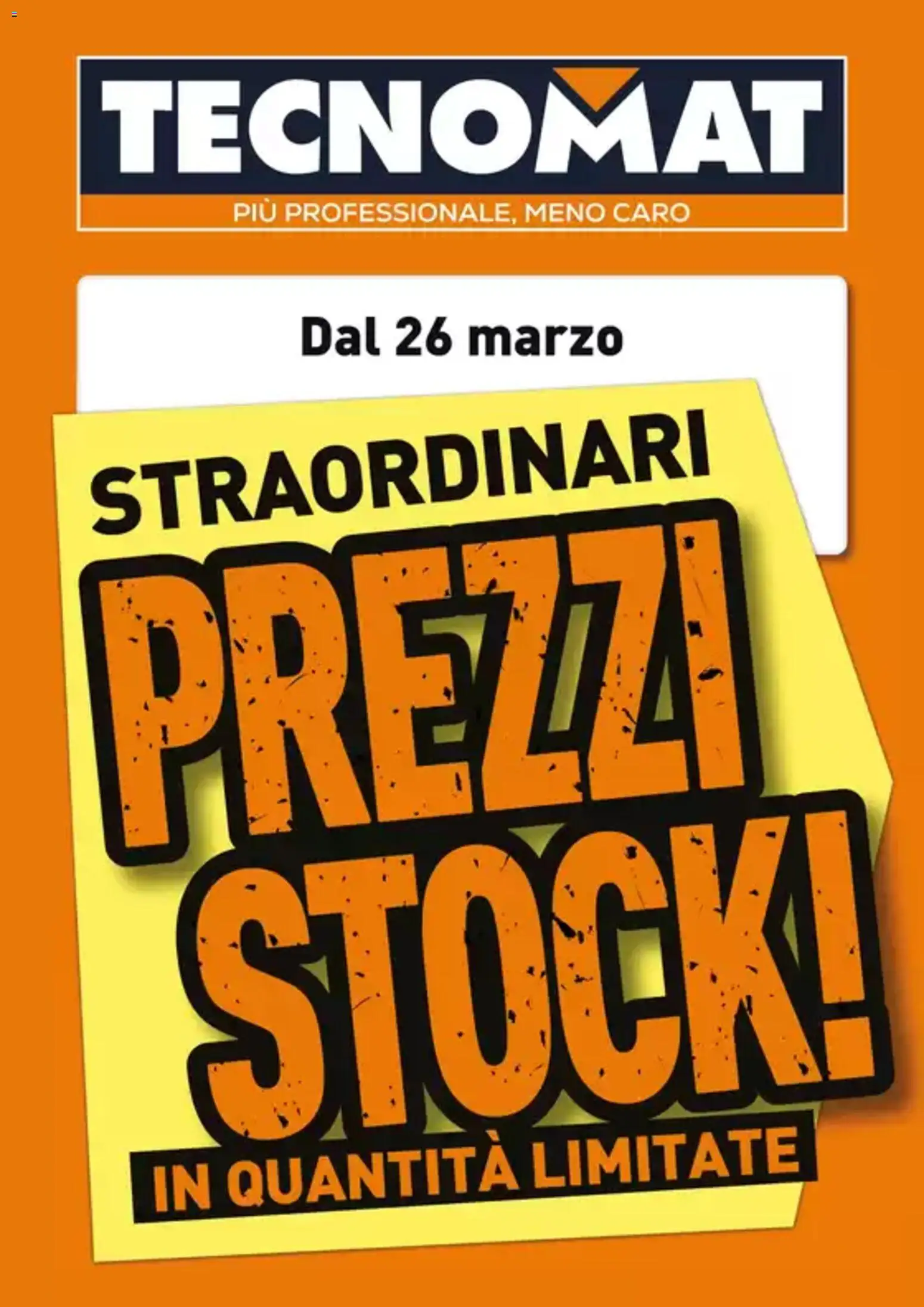Volantino TECNOMAT del 26.03.2026 | Pagina: 1