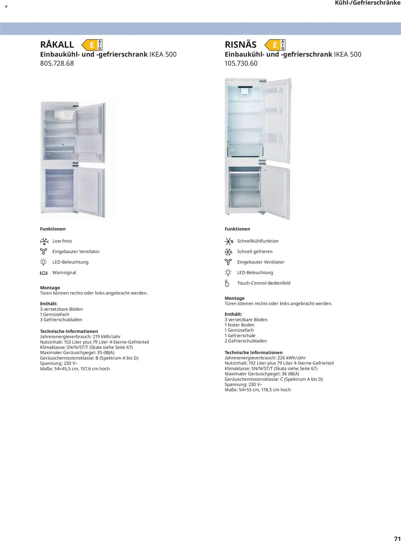 Ikea Elektrogeräte – gültig ab 19.06.2026 | Seite: 71