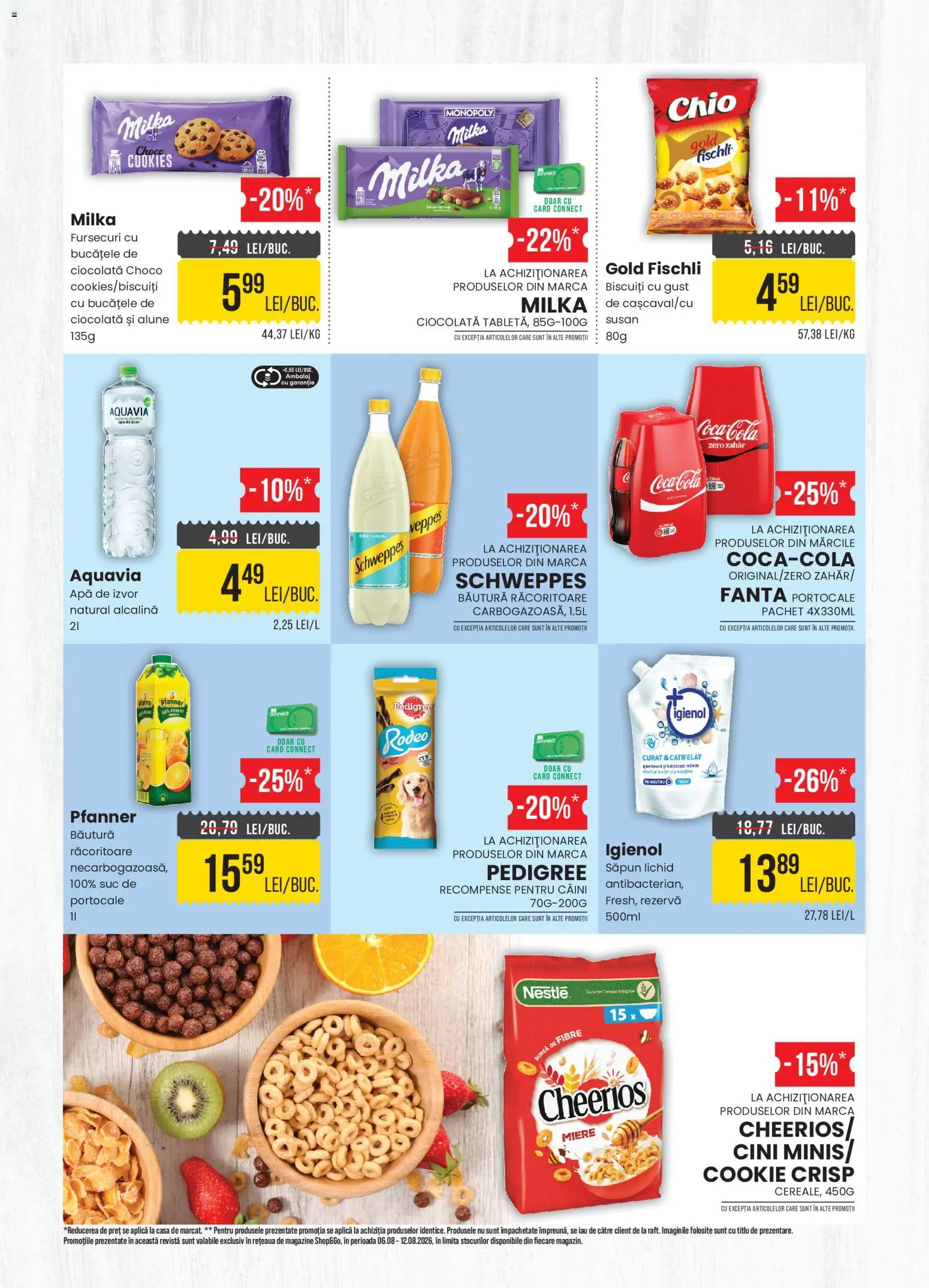 Noul catalog Mega Image – valabil de la 06.08.2026 | Pagină: 3 | Produse: Suc, Săpun, Biscuiți, Apă