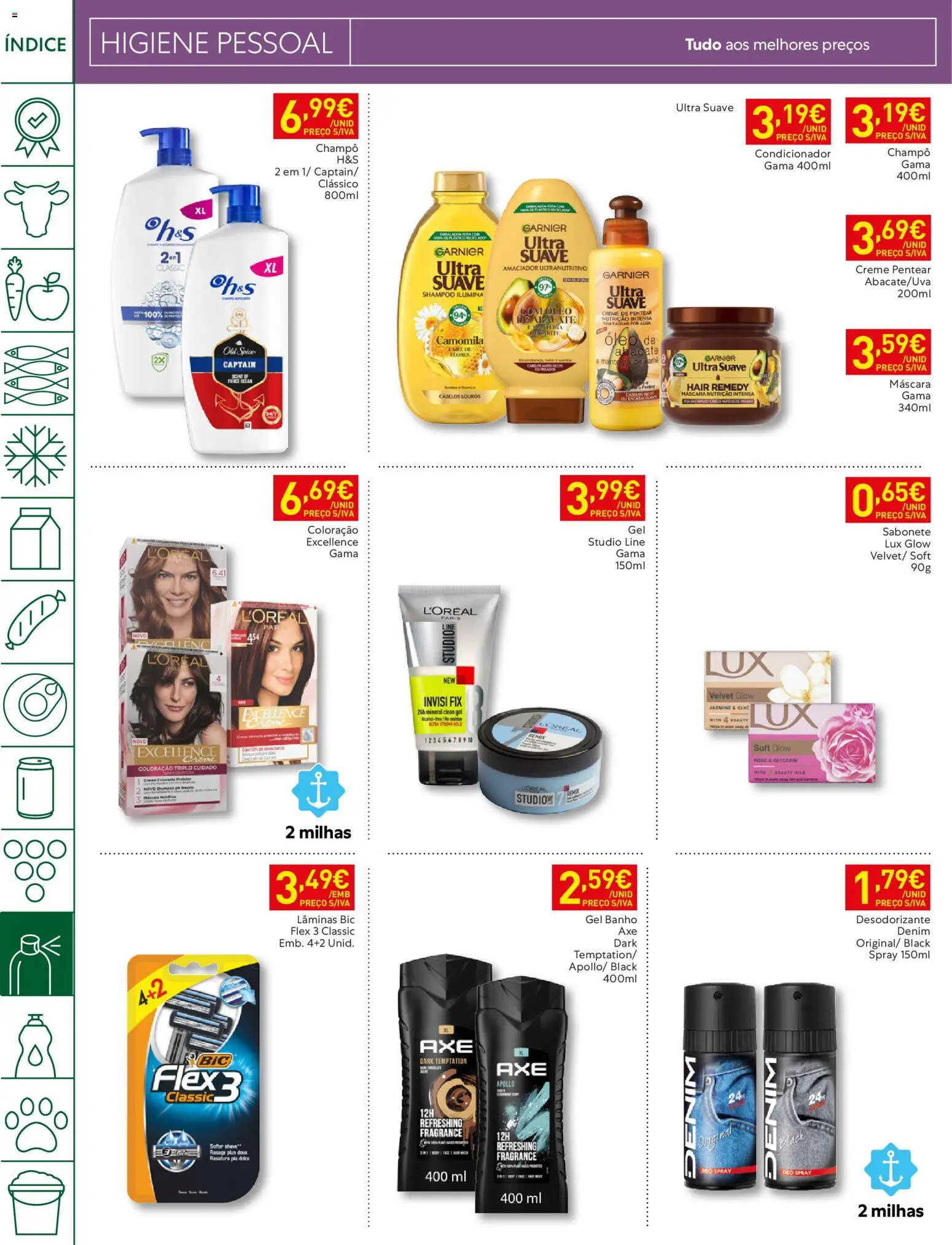 Recheio folheto Madeira │ válido de 20/10/2026 | Página: 30 | Produtos: Condicionador, Desodorizante, Sabonete, Creme