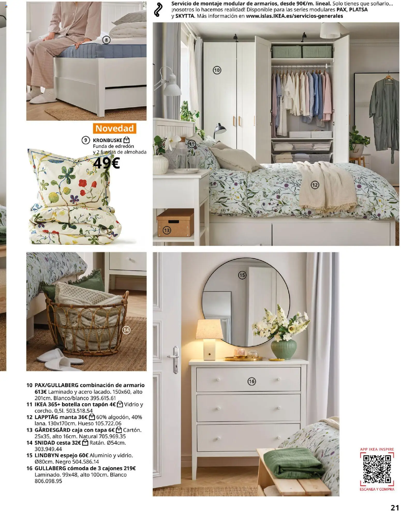 IKEA - Domitorios │ válido desde el 01/09/2026 | Página: 21 | Productos: Edredón, Manta, Funda, Caja