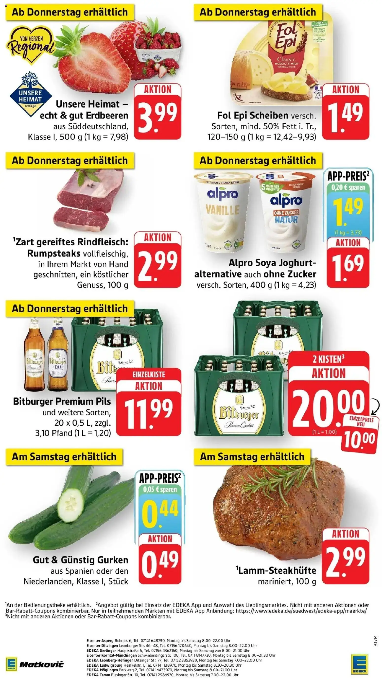 Edeka prospekt Möglingen	 – gültig ab 27.04.2026 | Seite: 52 | Produkte: Joghurt, Alpro, Zucker, Rindfleisch