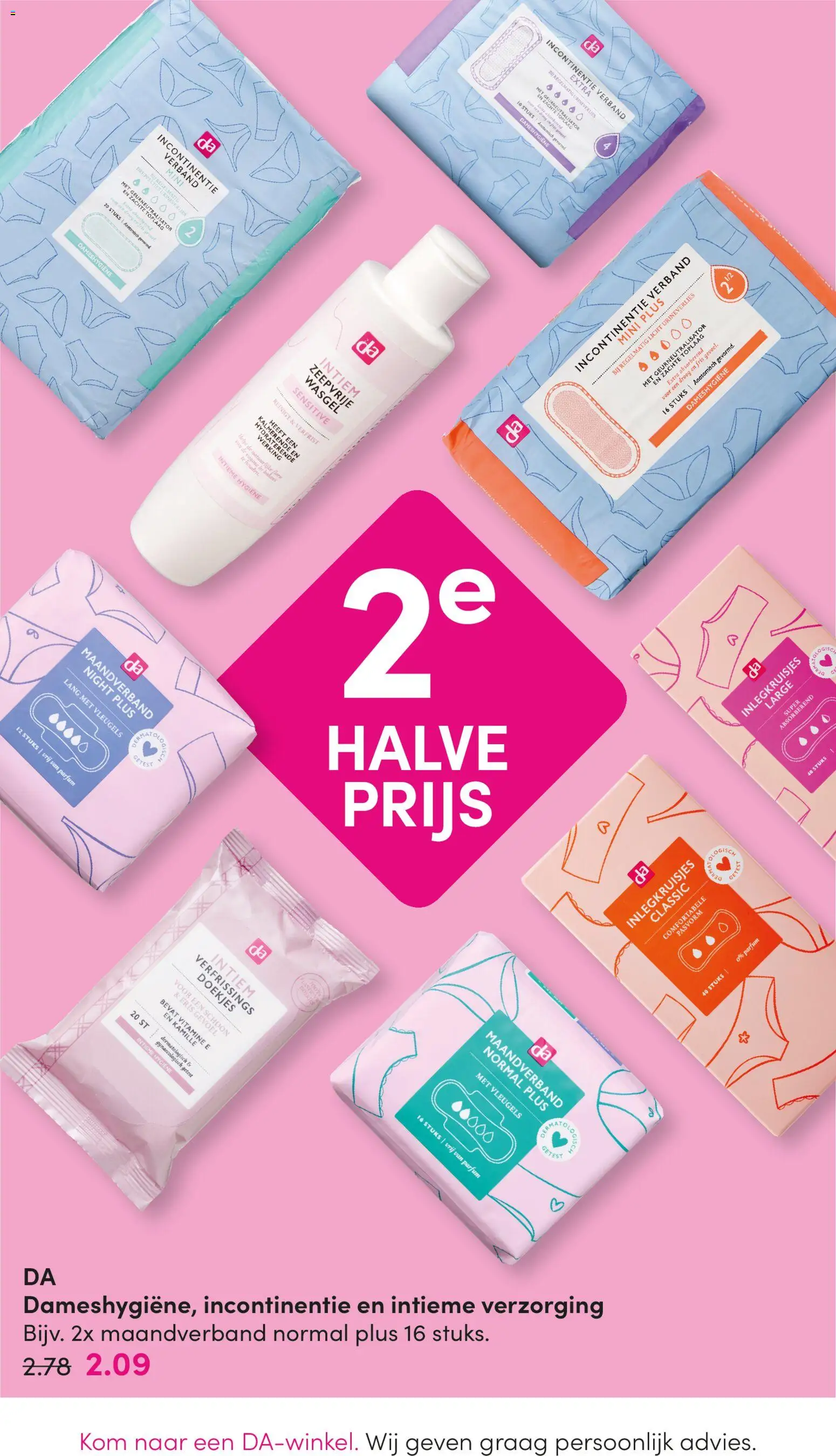 {H1} | Pagina: 24 | Producten: Kom, Verband, Inlegkruisjes, Maandverband