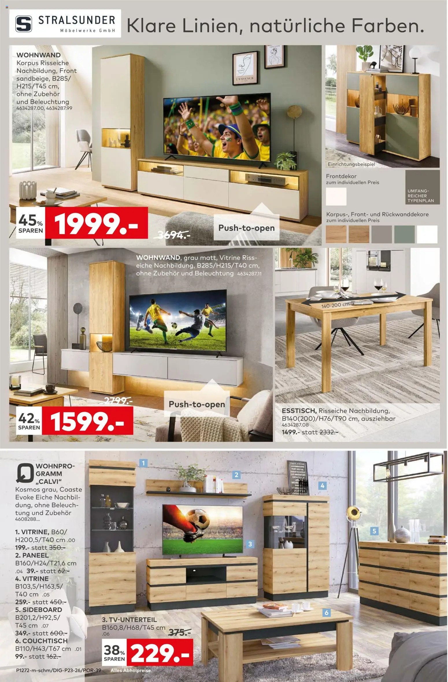 Porta! Prospekt – gültig ab 08.06.2026 | Seite: 10 | Produkte: Sideboard, Wohnwand, Vitrine, Couchtisch