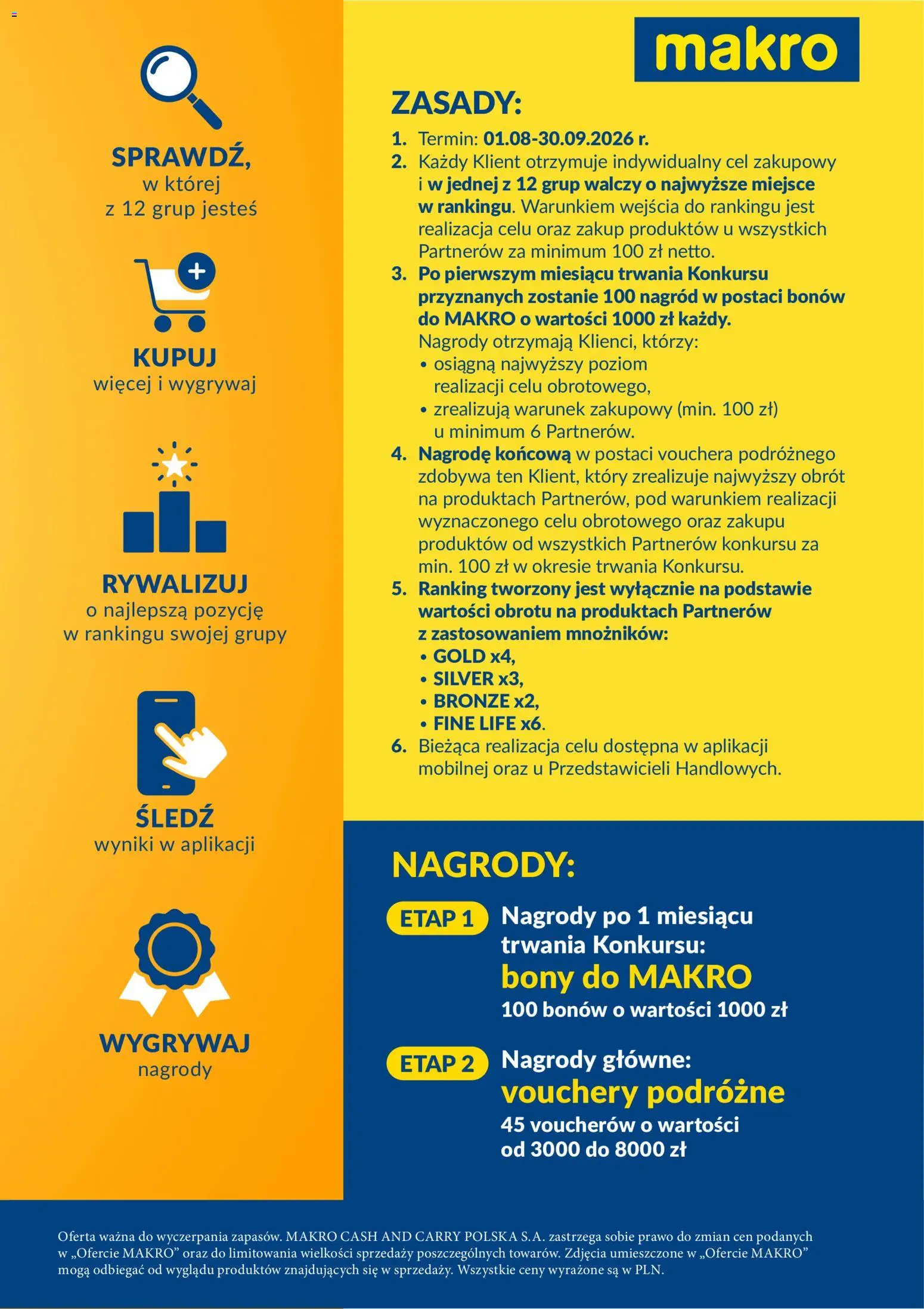 Makro gazetka - Konkursowa "Wygraj Podróż od 01.08.2026 | Strona: 8 | Produkty: Śledź
