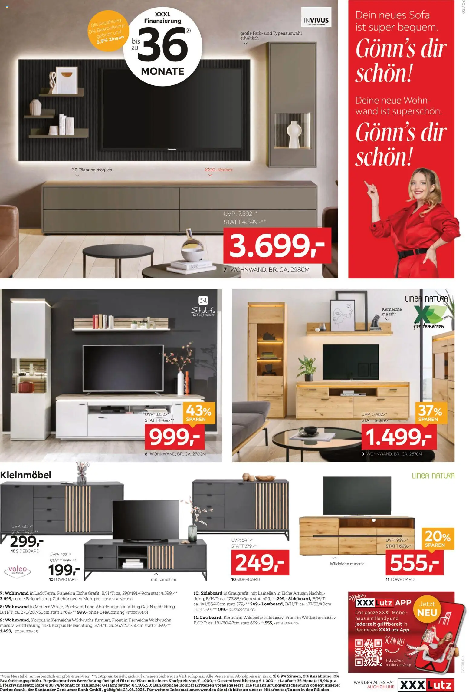 XXXLutz Gönns dir schon gültig ab 18.08.2026 | Seite: 3 | Produkte: Sofa