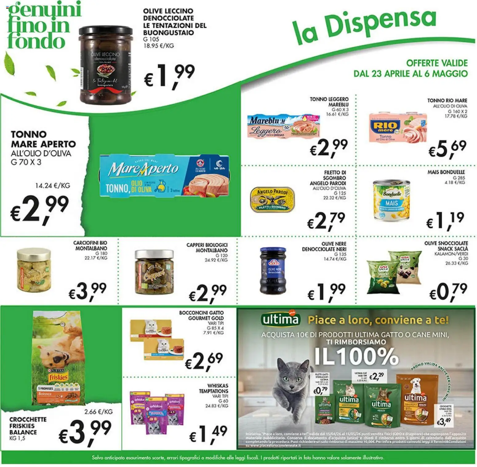 Volantino Coal del 23.04.2026 | Pagina: 23 | Prodotti: Tè, Olio, Crocchette, Tonno