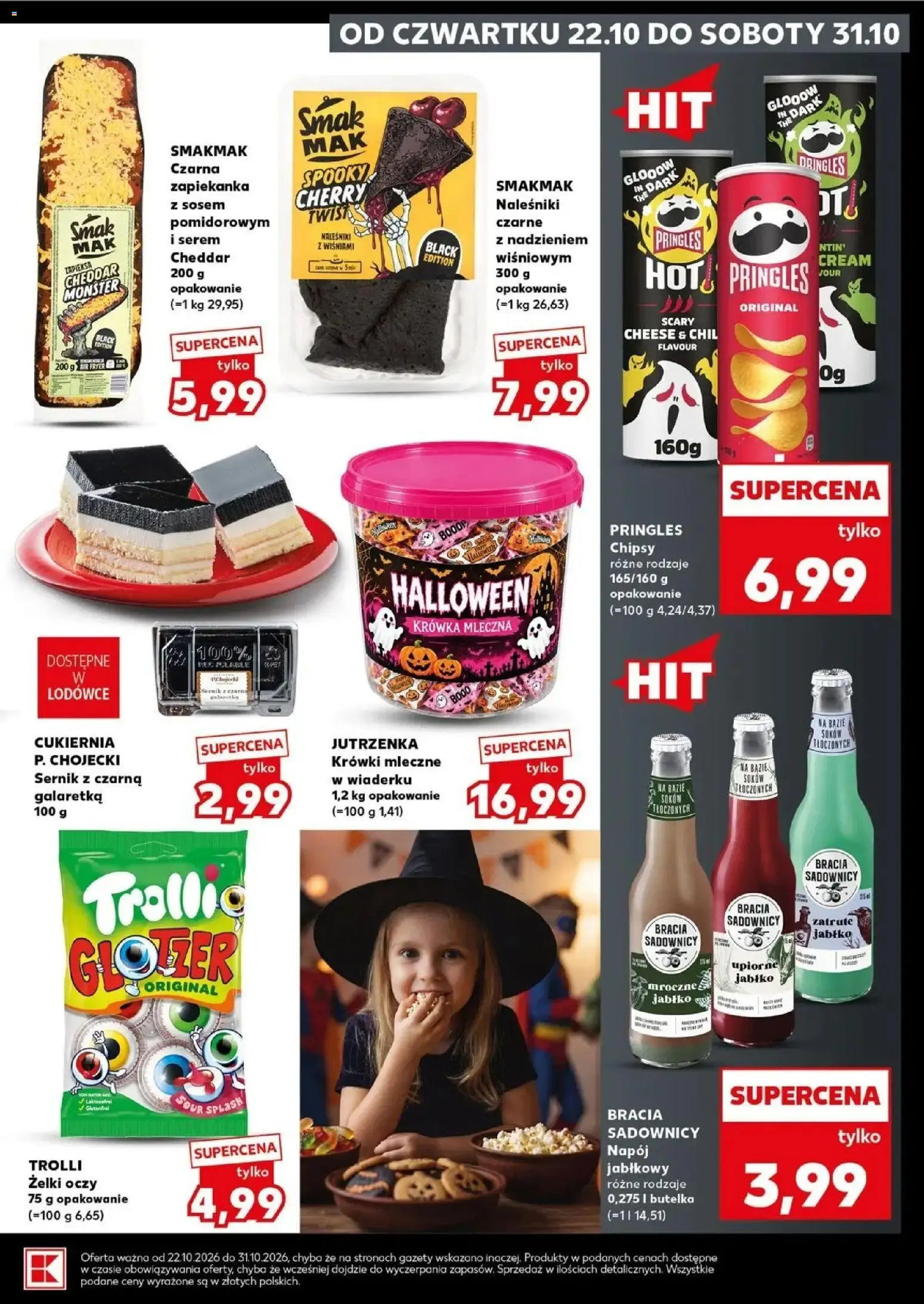 Kaufland HALLOWEEN 🎃 gazetka od 24.10.2026 🕷️🕸️ | Strona: 21 | Produkty: Chipsy, Krowka, Pringles, Cheddar
