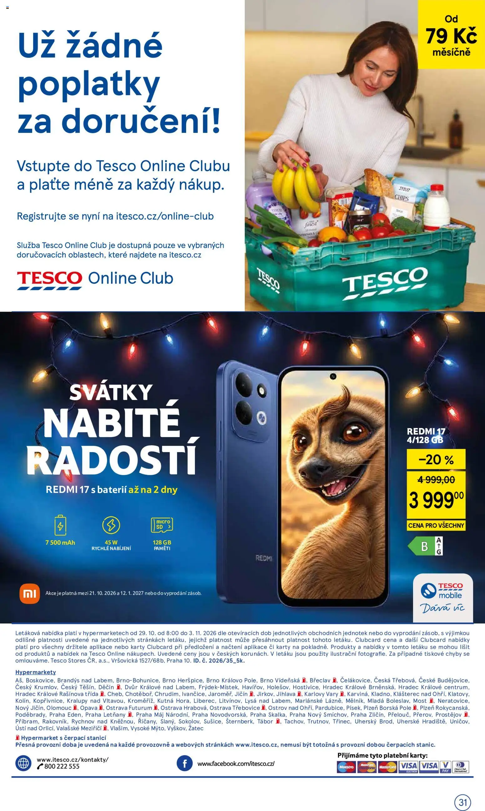 Tesco leták - Hypermarket od 29.10.2026 | Strana: 31