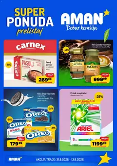 Aman katalog - pregled Aman kataloga - važi od 31.08.2026