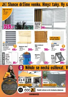 Náhled letáku HORNBACH leták - Sluneční ochrana od 17.06.2026 | Strana: 4 | Produkty: Síť, Roleta, Balkonová zástěna, Sluneční plachta