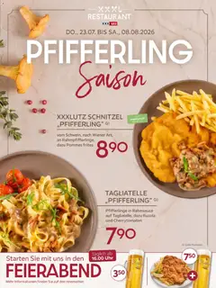 XXXLutz Restaurantgutscheine ab 23.07.2026 gültig