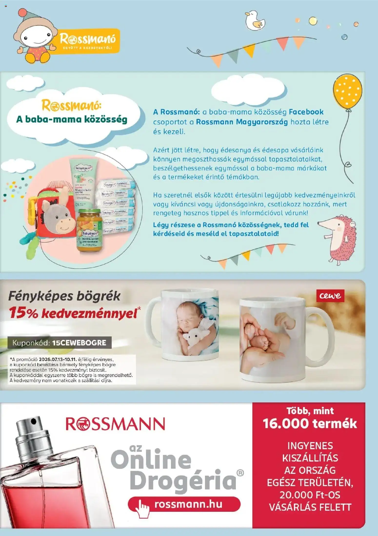 Rossmann akciós ujság - amely érvényes a következő dátumtól: 2026.08.10. | Oldal: 11 | Termékek: Bögre