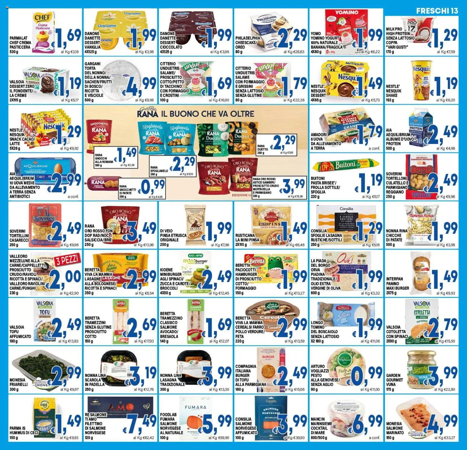Volantino DEM del 23/10/2026 | Pagina: 13 | Prodotti: Formaggio, Gnocchi, Toro Rosso, Terra