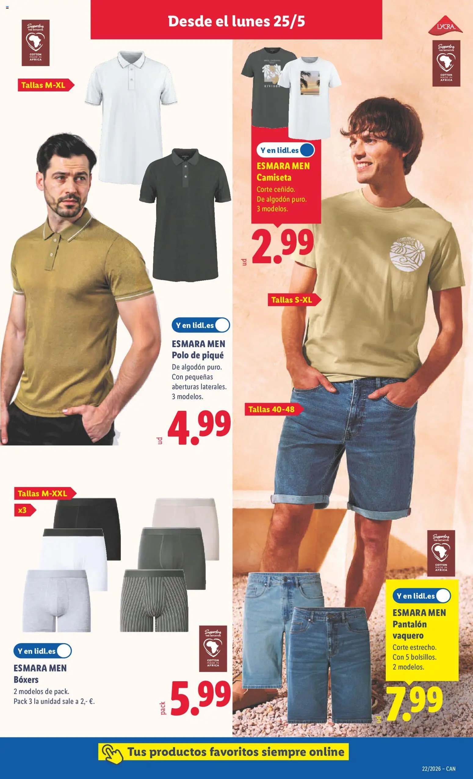 Lidl folleto de bazar │ válido desde el 25.05.2026 | Página: 19 | Productos: Boxers