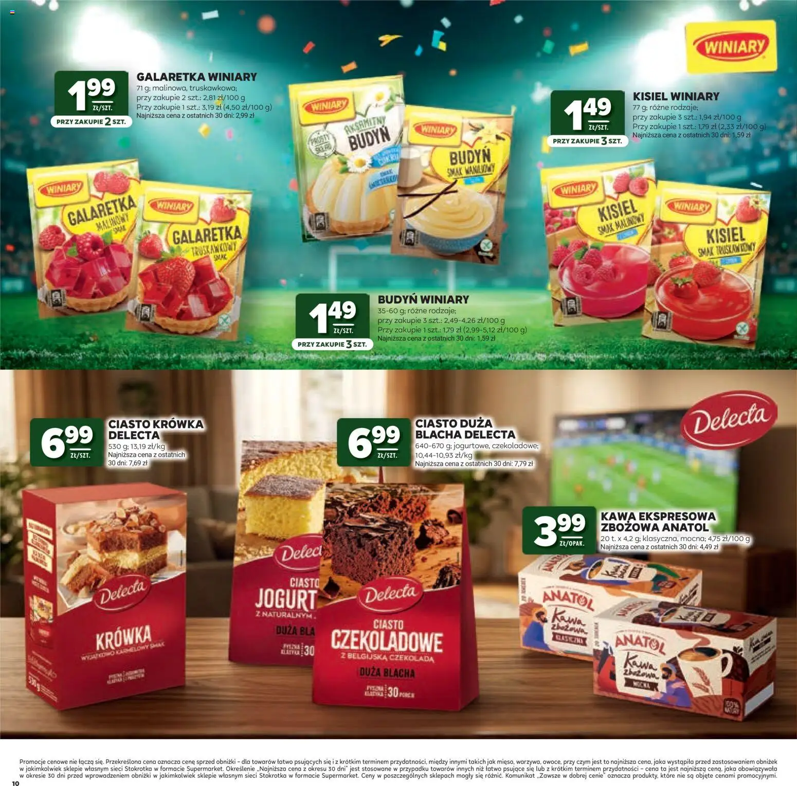 Stokrotka gazetka - Mistrzostwa Świata od 11.06.2026 | Strona: 10 | Produkty: Galaretka, Ciasto, Krowka, Kawa