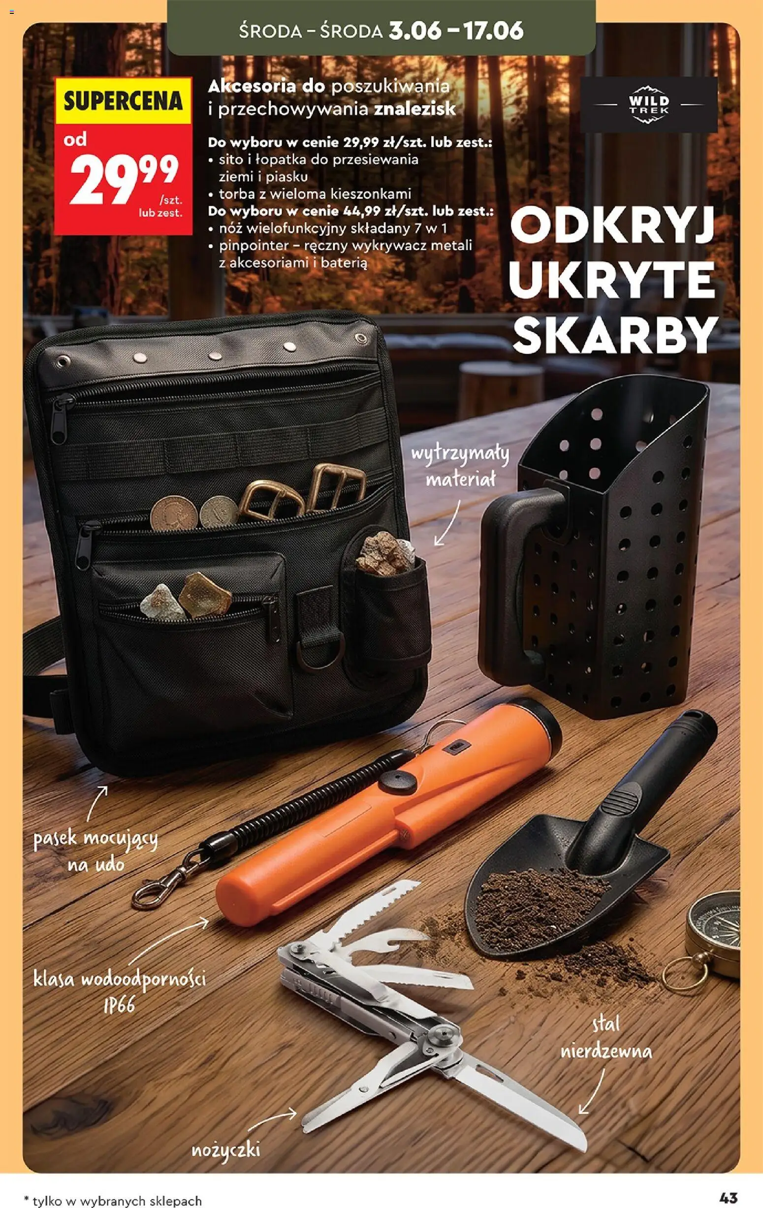 Biedronka gazetka - Hity i inspiracje od 30.05.2026 | Strona: 43 | Produkty: Pasek, Torba, Bateria