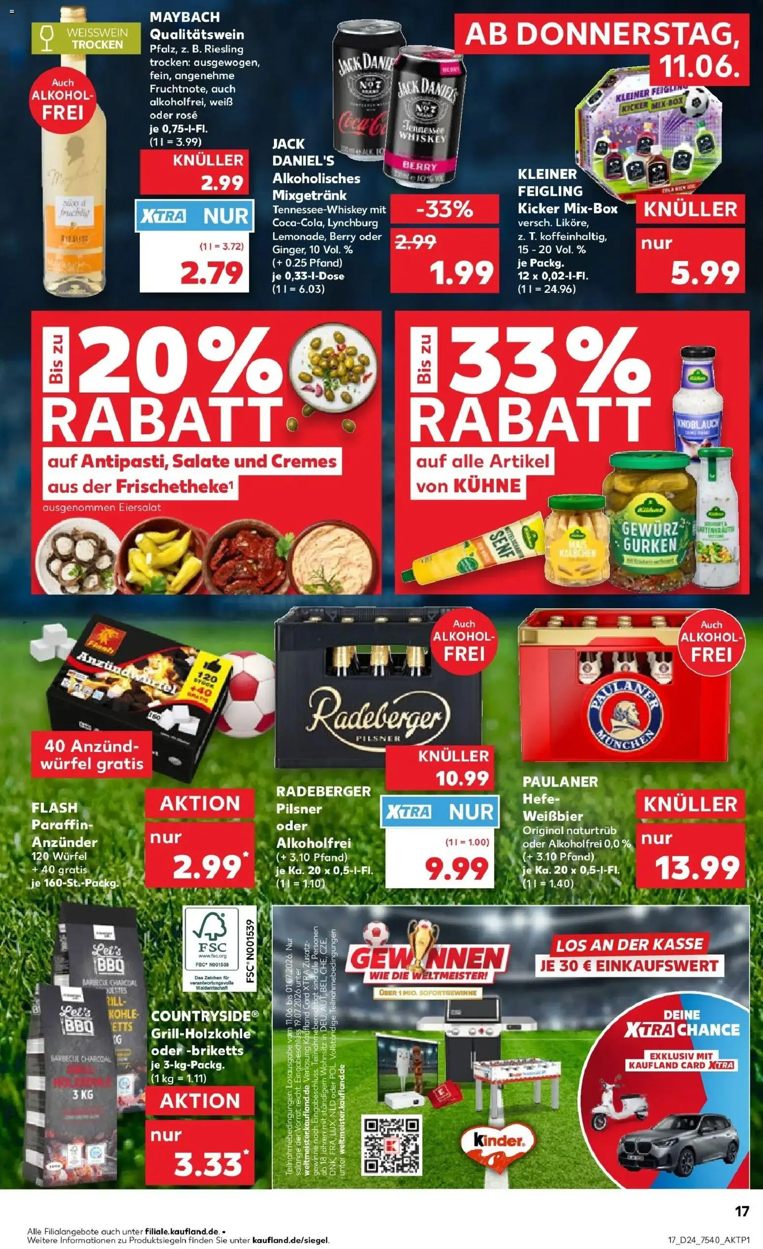 Kaufland Prospekt Annaberg-Buchholz – gültig ab 08.06.2026 | Seite: 26 | Produkte: Weißbier, Kleiner feigling, Jack Daniel's, Gurken