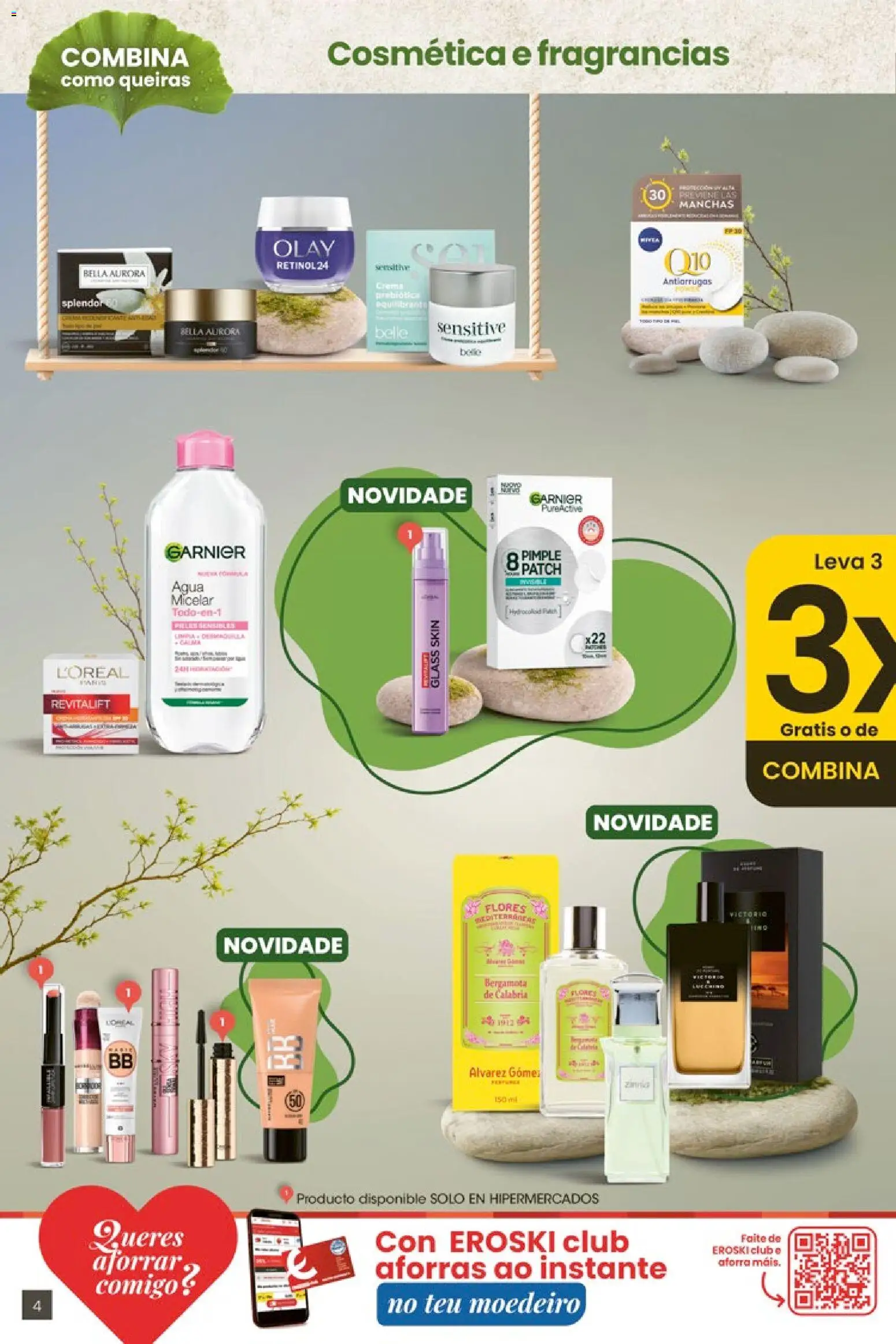 Eroski 3x2 En toda  la perfumería y parafarmacia │ válido desde el 30.04.2026 | Página: 4