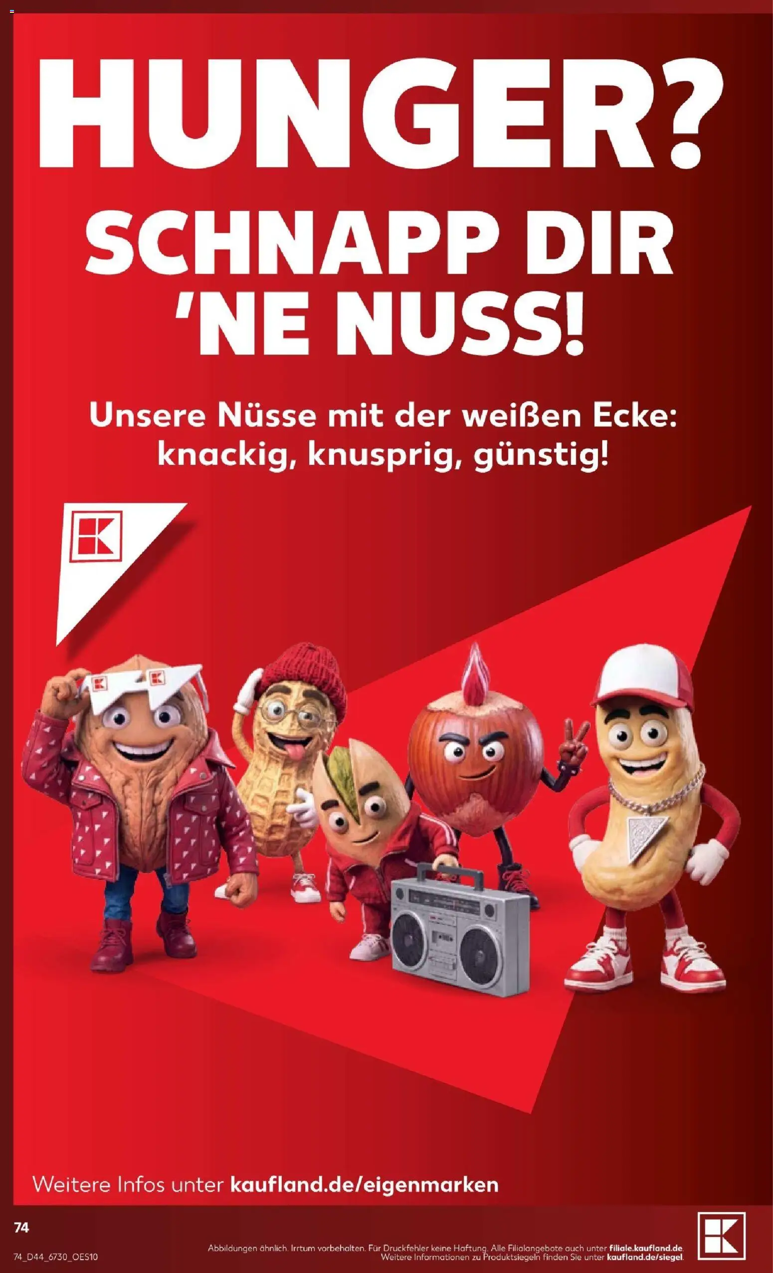 Kaufland Prospekt Zeitz – gültig ab 26.10.2026 | Seite: 74 | Produkte: Nüsse